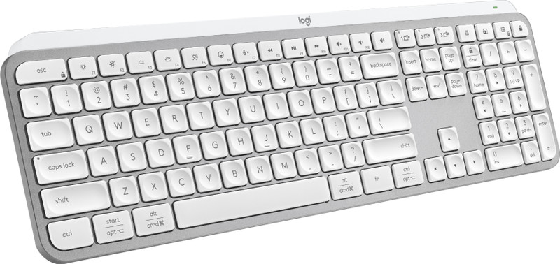 Logitech MX Keys S Wireless Standard Multi-device Keyboard Compatible with Desktop, Laptop, Mac Easy to Use,Plug and Play,Quick, Comfy Durable body(Pale Grey)