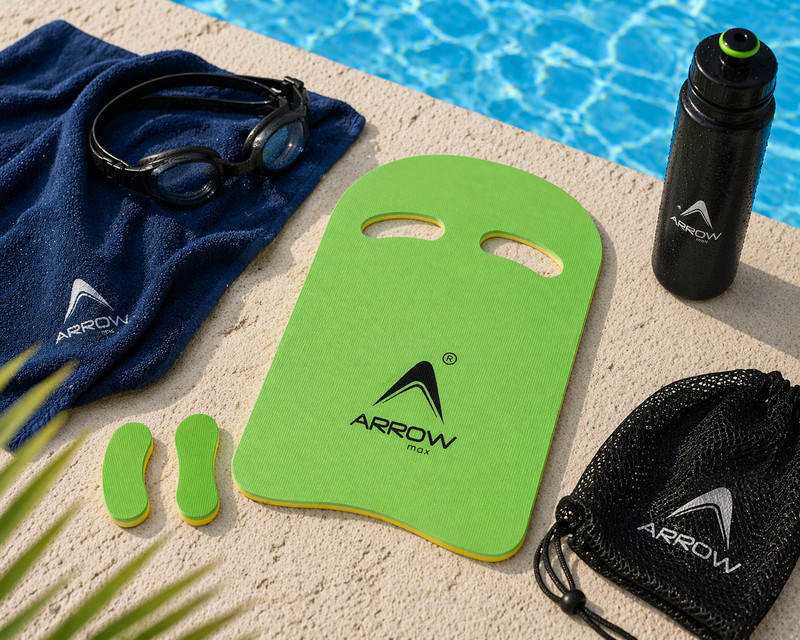 ArrowMax Swimming Kickboard Floater Swim Training Kick Board Kids Adults Kickboard(Green)