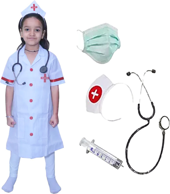 Maasuryakala Nurse Kids Costume Wear