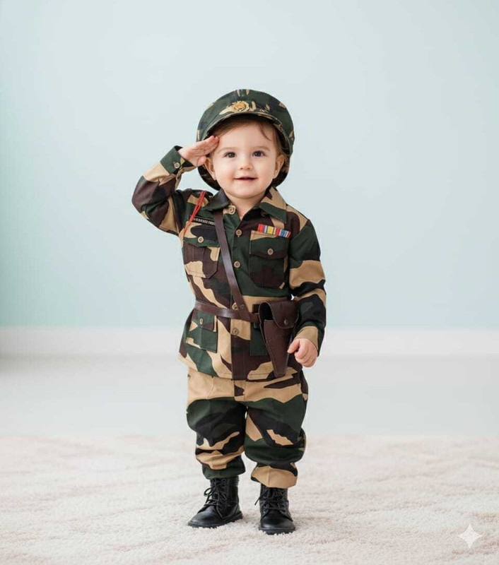 Smuktar garments Army Kids Costume Wear