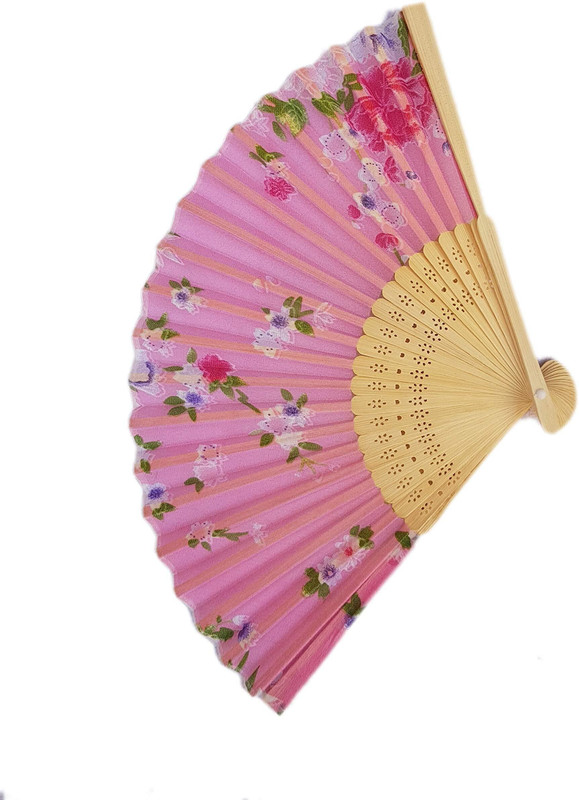 KAKU FANCY DRESSES Japanese Fan For Girls, Global Ethnic Costume Set of 2 - Multicolor, Freesize Kids Costume Wear