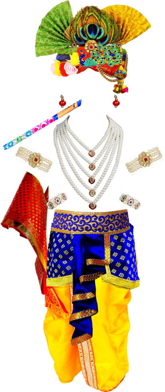 SHRI VALLABH Krishna Dress for Kids Kids Costume Wear