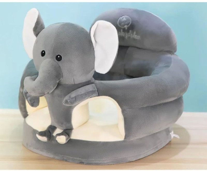WIPLK ELEPHANT BABY SEAT/KIDS SEATING SOFA/BABY SOFA/KIDS FOR GIFT - 50 cm(Grey)