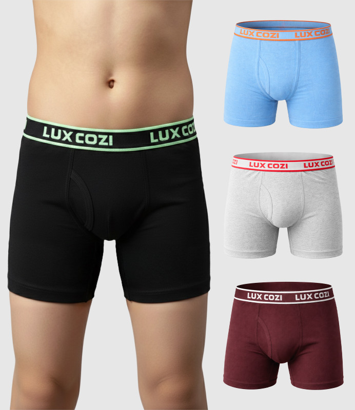 LUX cozi Brief For Boys(Multicolor Pack of 4)