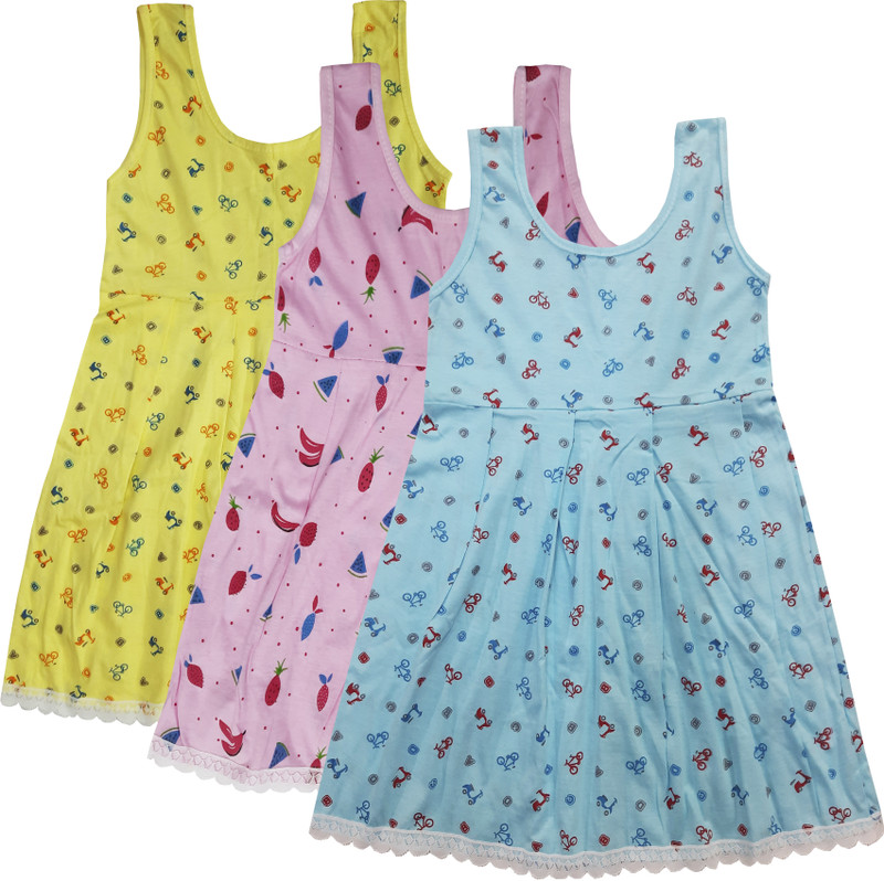 LITTLE PANDA Petticoat Slip For Girls(Multicolor, Pack of 3)