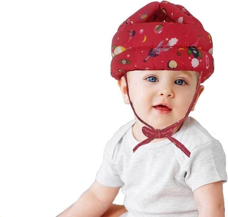 Omsurajiya Safety Baby Helmet(Red)