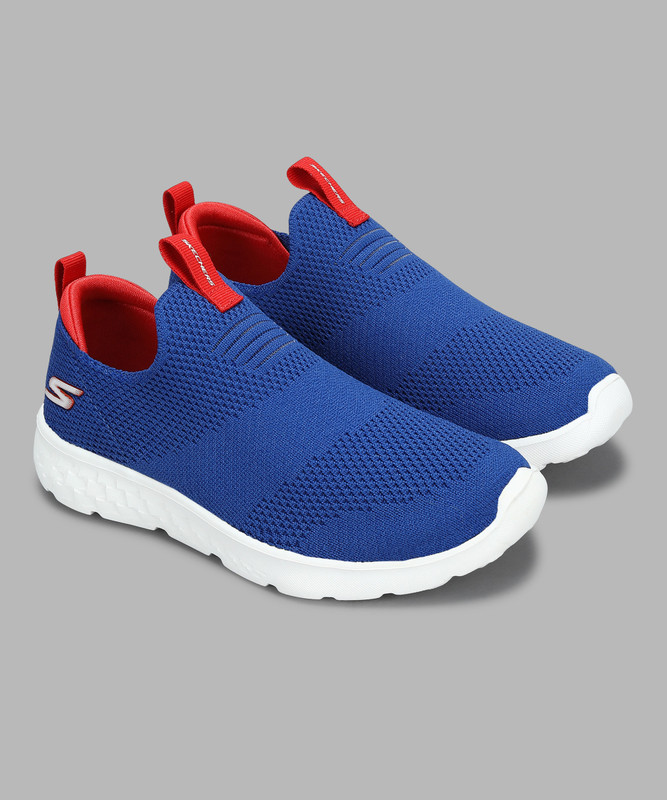 Skechers Boys Slip on Sneakers(Blue, 13-14 Years)