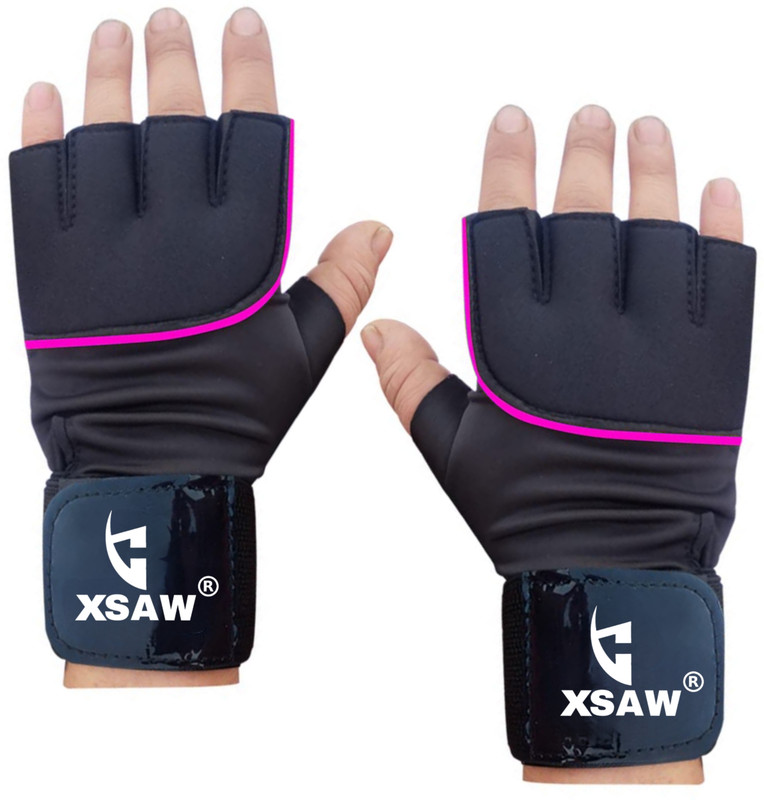 XSAW Weight Lifting Fitness Gym Gloves With Wrist Support ( 11Years To 25Years ) Fitness Accessory Kit Kit
