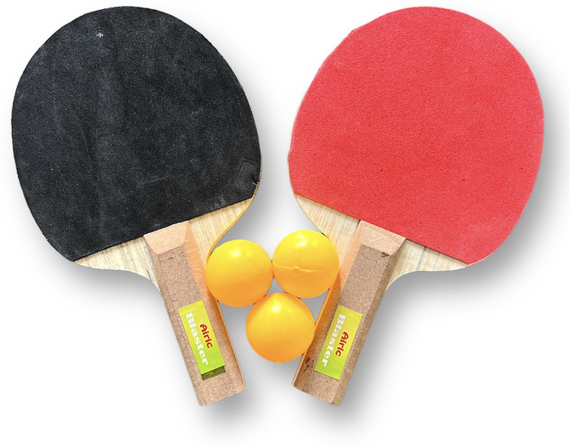 Airic Blaster (2 racquets and 3 balls) for kids and beginners Table Tennis Kit