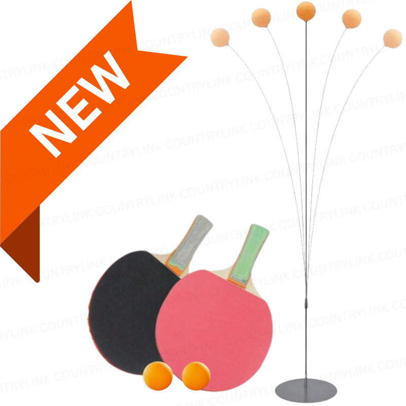 CountryLink Advanced Table Tennis Trainer Kit with Flexible Shaft and Bounce Ball System Table Tennis Kit