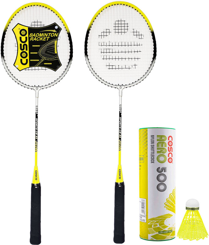 COSCO CB-85 Badminton Racket Kit - (2 Racquet, 1 Full Cover, 6 Shuttle) Badminton Kit