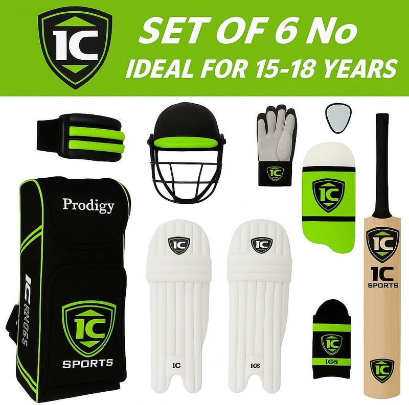 IC SPORTS Complete Cricket Set for Beginners & Intermediate Players Cricket Kit