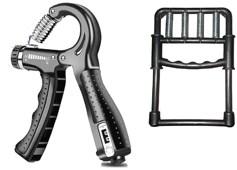 ADONYX Finger & Hand Grip Exerciser with Adjustable Hand | Finger Exerciser| Hand Grip Fitness Accessory Kit Kit