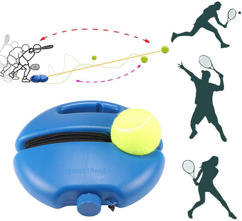 Zumie Tennis Trainer Rebound Ball - Solo Tennis Training Equipment for Self-Practice Tennis Kit
