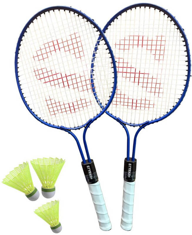 STYRKR Badminton Kit Combo Set Of 2 PCS Racquet With Shuttle Badminton Kit