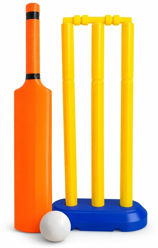 SPRAWA Kids Cricket Kit Set for Children | Plastic Cricket Bat Ball & 3 Stump with Bail Cricket Kit