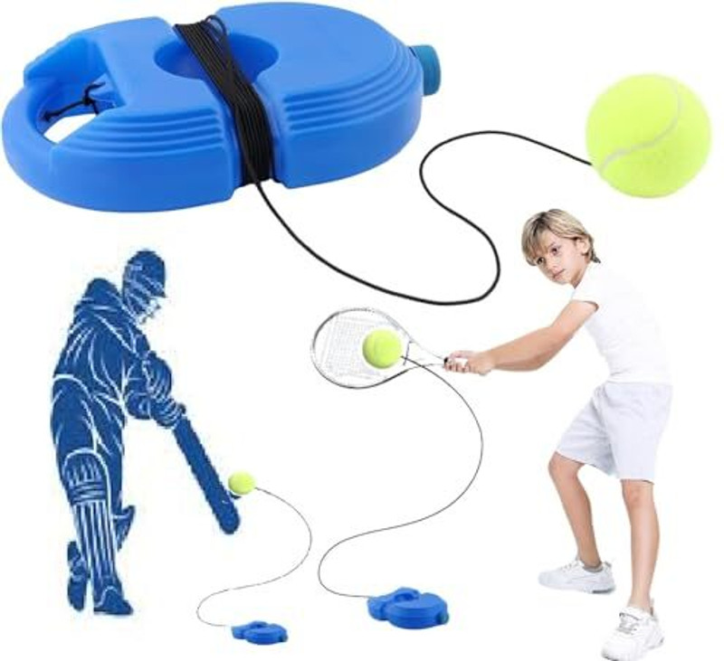 Bestie toys Tennis Trainer Rebound Ball SoloTennis Training Equipment for Self-Pracitce toy Tennis Kit