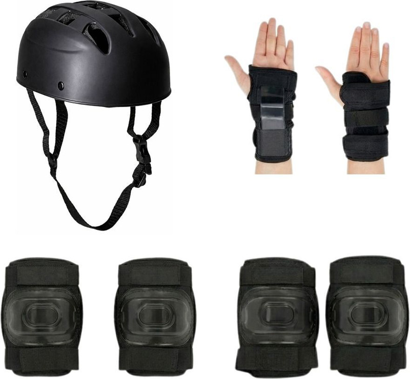 GJSHOP Durable Kids Protective Gear Set (4–10 Years) with Helmet for Outdoor Sports Cycling Kit