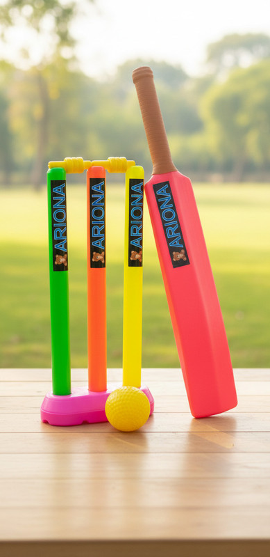 ARIONA Junior Kids Cricket Play Set | Toy Cricket Kit