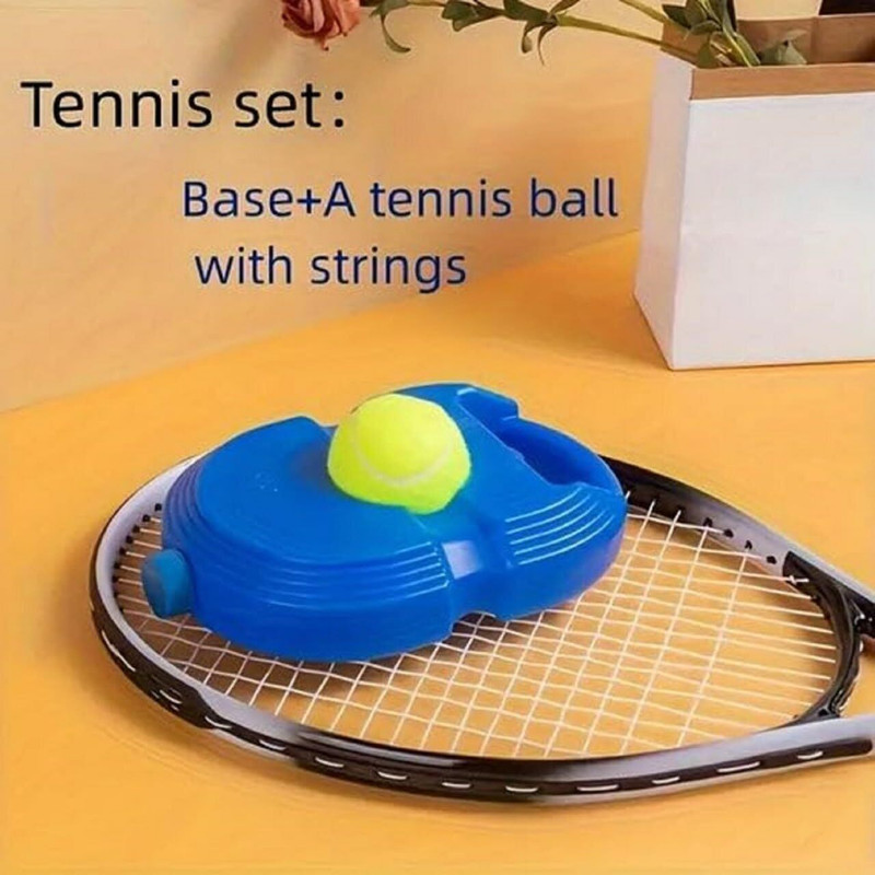 Adare Self-Pracitce Portable Tool Game (No Racket Included) Tennis Ball(Standard, Pack of 1)