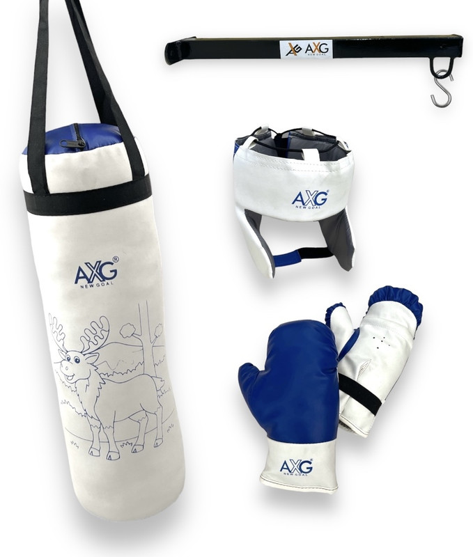 AXG NEW GOAL High Quality 18 inch Punching kit for creative kids (Upto 10yrs) with Wall stand Boxing Kit