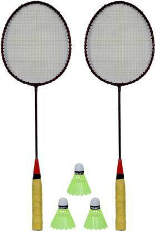 STYRKR 2 PC Badminton Racket With 3 Shuttle Badminton Kit