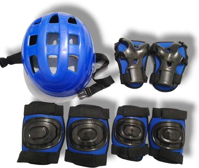 STYRKR Protective Kit Set Skating and Cycling For 8 To 20 Yr Old Skating Guard Combo(Black)