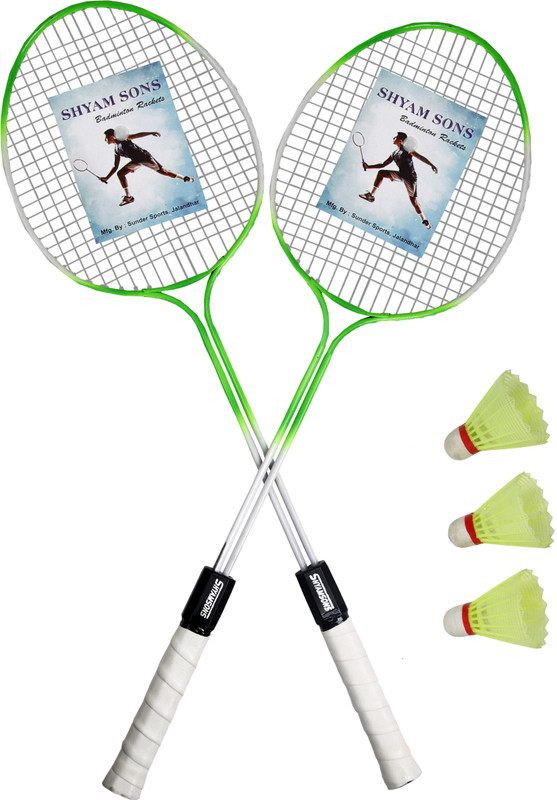 Shamsons 2 PCS OF FLOUROCENT MULTICOLOUR Badminton_01 Badminton Kit