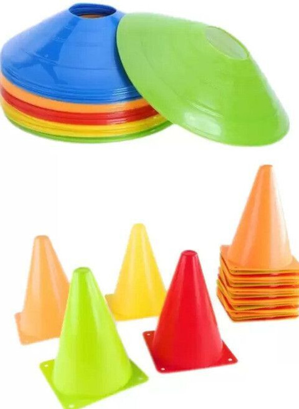 H P Creation combo 6 cone marker, 10 space marker fitness combo Football & Fitness Kit