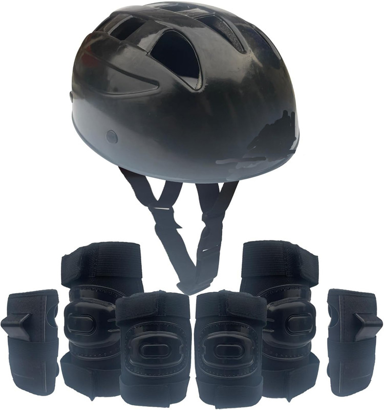 prikli Latest Design Adjustable Multipurpose Cycling / Skating Kit guards combo Skating Kit