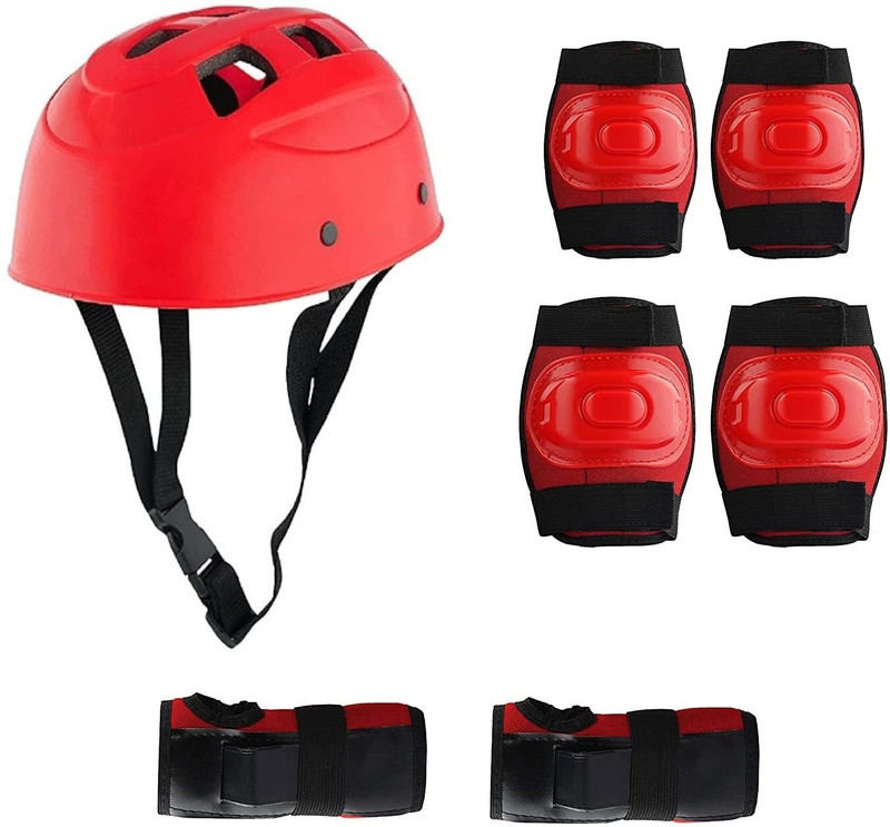 fkhbags Skating Protective Kit Cycling Safety Kit for Kids Set of 7pcs Skating Guard Cycling Kit