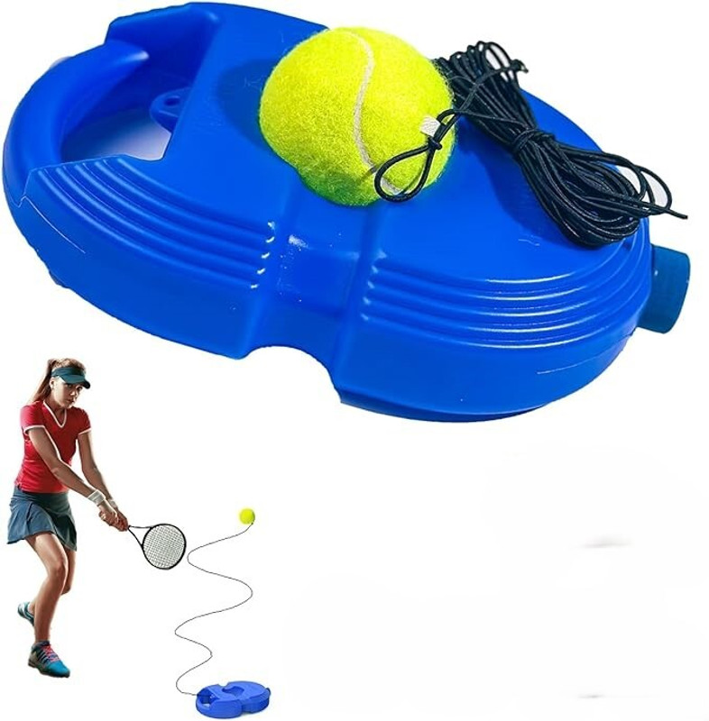 Pluspicks Tennis Practice Device Tennis Ball Exercise Equipment for Adults Kids Beginners Tennis Kit