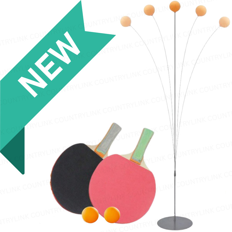 CountryLink Advanced Ping Pong Trainer Kit with Elastic Rod Stand and Practice Ball Set Table Tennis Kit