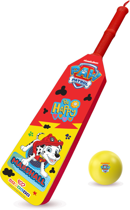 Wembley Paw Patrol Themed Cricket EVA Foam Bat and Ball Set for Kids Cricket Kit