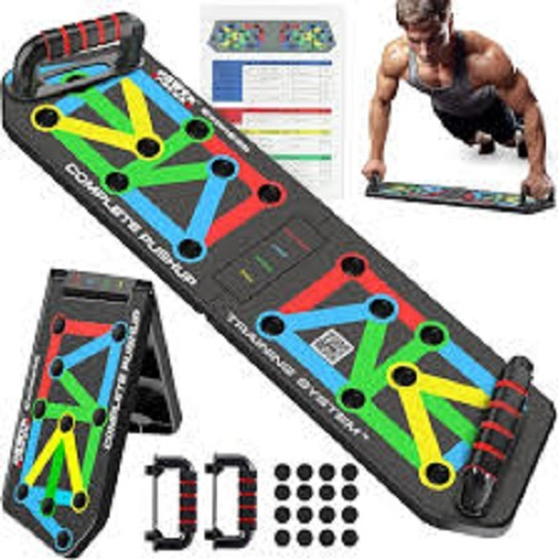 Syologix Multi-Function Push-Up Board, 15 IN 1 Positions for Full Body Workout, Durable Boxing Kit