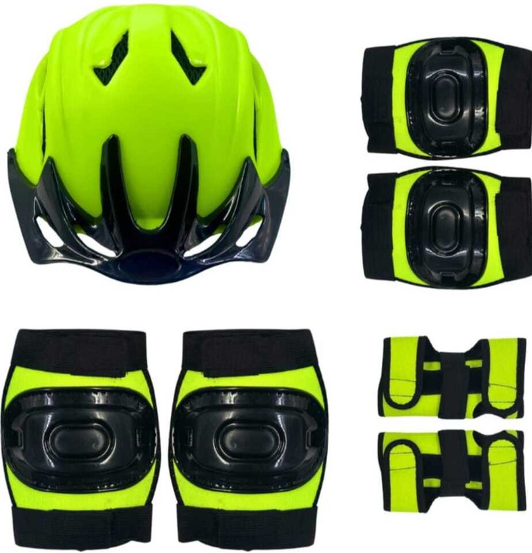 Taezo 7-Pc Skating and Cycling Safety Kit for Kids (55cm, Age 6-13) Skating Kit