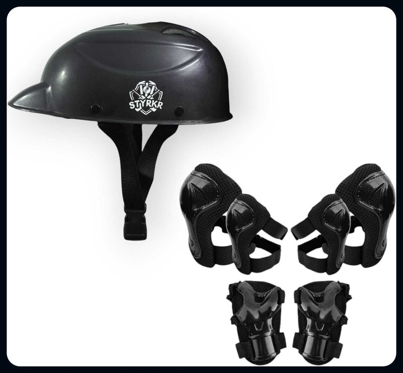 STYRKR NSkating Guard Combo Age 8-12 Yr Skating Kit