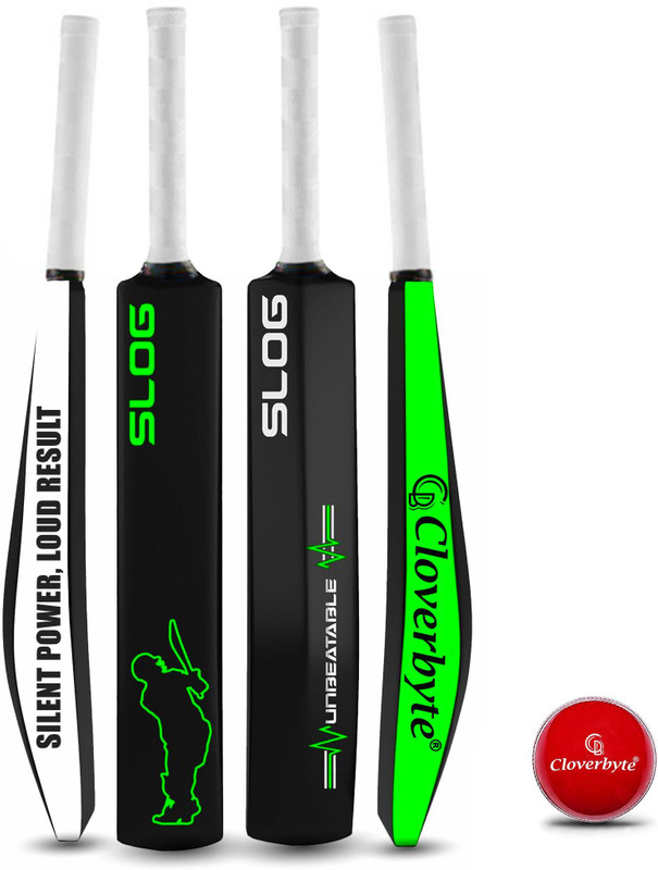 CLOVERBYTE Slog Heavy Duty (34 X 4.5 inches) With i10 Ball Full Size Premium Cricket Kit