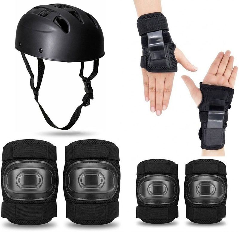 GJSHOP Lightweight Kids Protective Kit (4–10 Years) with Helmet & Safety Pads for Play Cycling Kit