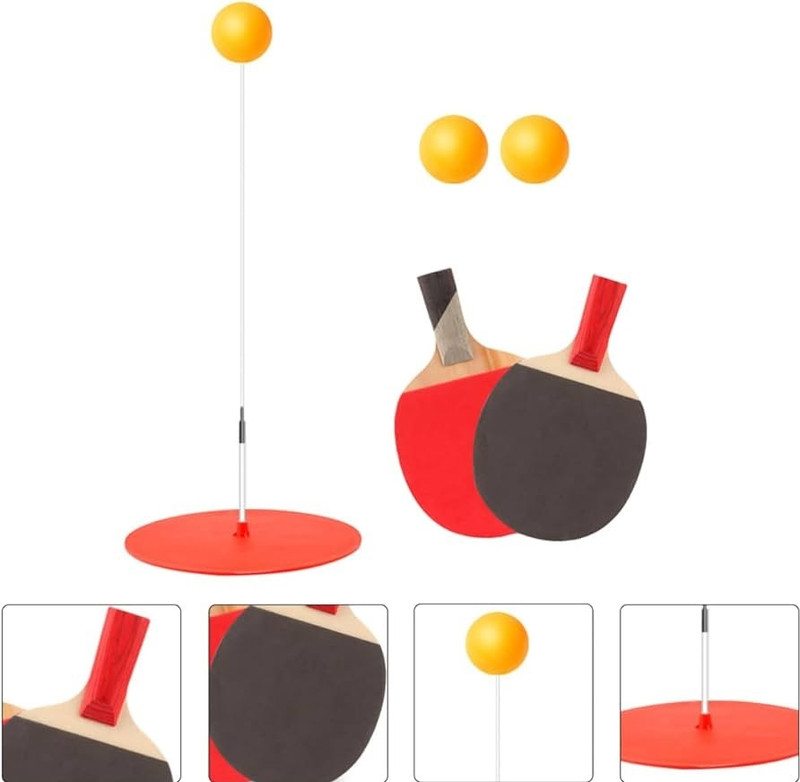CountryLink Indoor & Outdoor Table Tennis Self-Training Instrument Kid Sport Toy Table Tennis Kit