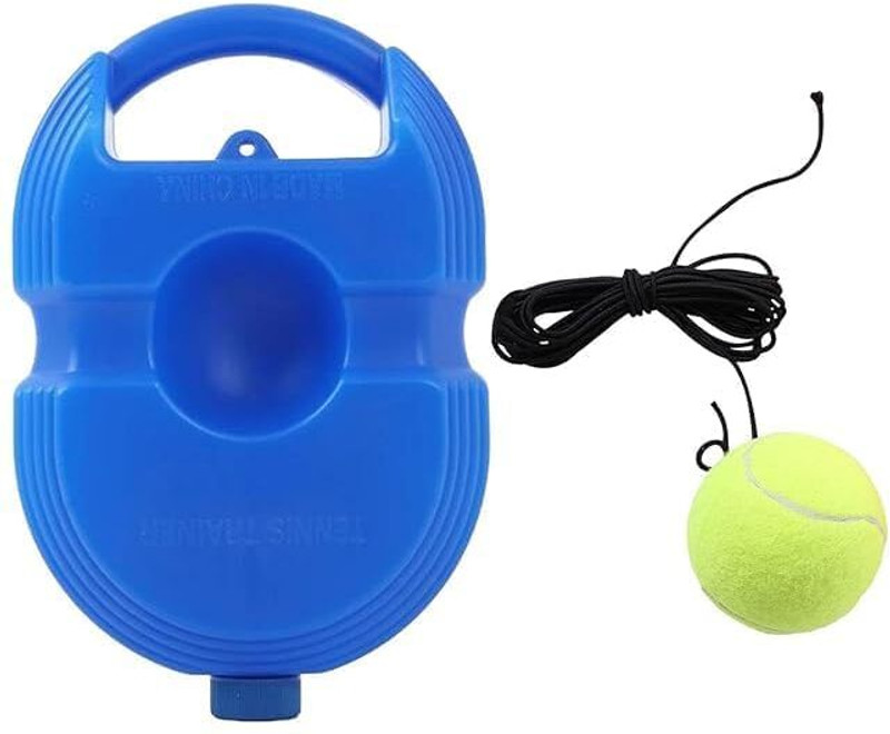 GKzon Tennis Trainer Rebound Ball Solo Tennis Training (No Racket Included) Kit Cricket Kit
