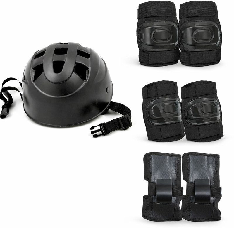 Shopeleven Kids Safety Equipment Set (4–10 Years) with Helmet, Knee, Elbow & Wrist Guards Cycling Kit