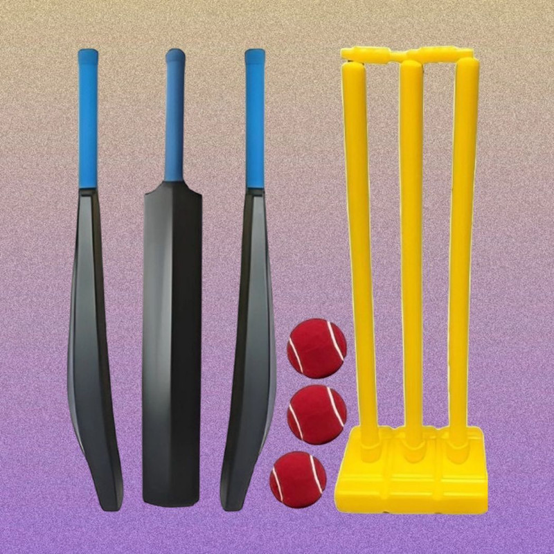 urvitrading Children Cricket Kit with PVC Bat & Wicket Set Cricket Kit
