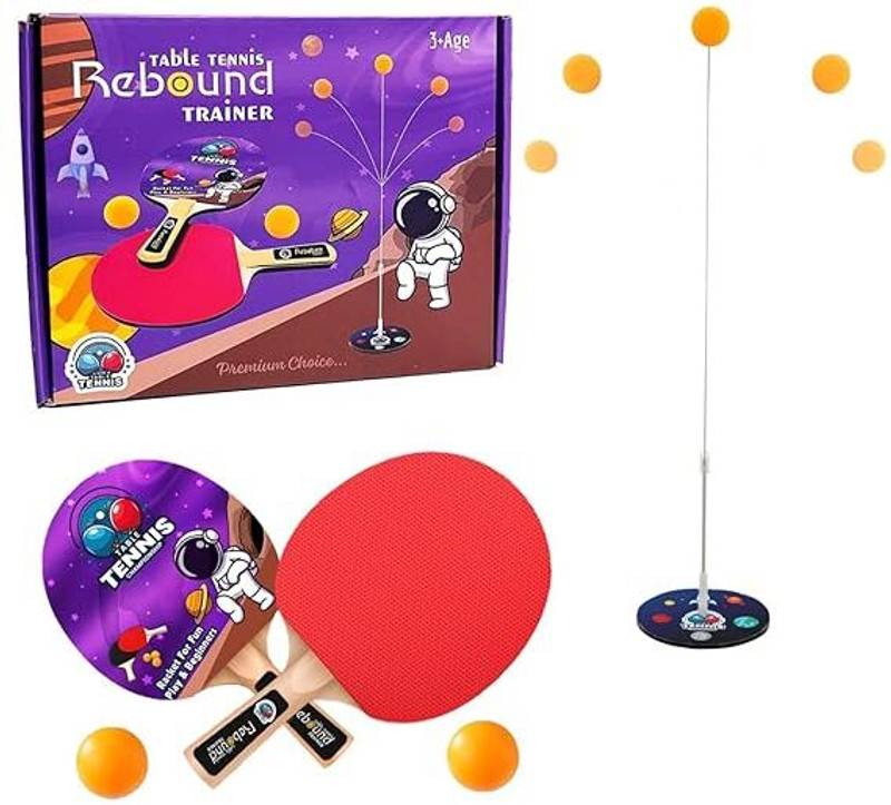 ARTECO Unicorn theme Table Tennis Self Training Indoor & Outdoor Game Table Tennis Kit