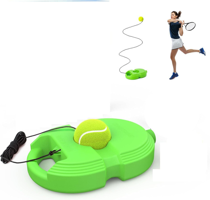 Dinostrit Portable Telescopic Foot Tennis Trainer (No Racket Included) Tennis Kit