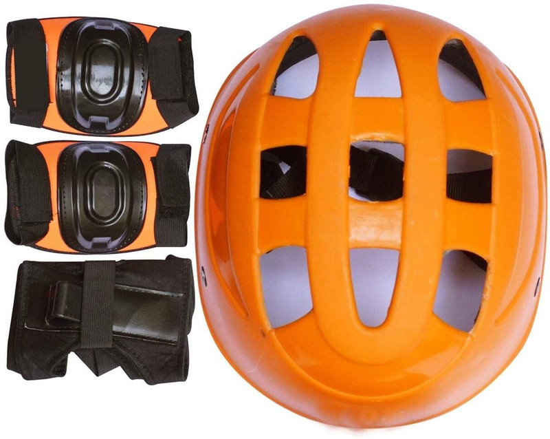 SLANZ Protective Gear for Cycling –Helmet,Knee,Elbow & Wrist Guards (Age 15+) Skating Cycling Kit