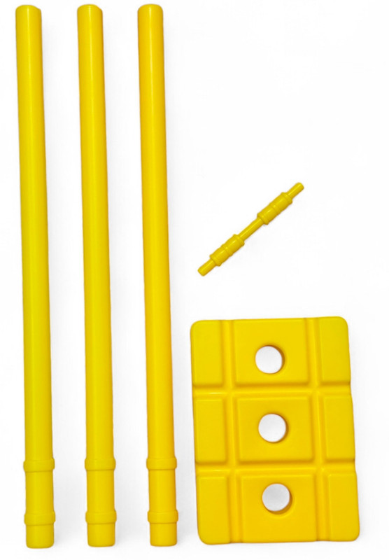 JK Sports Hub Wicket stump set(Yellow)