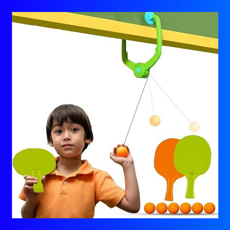 ronaks Hanging Table Tennis Trainer SetRacketsIndoor Self-Practice GameTennis Kit Table Tennis Kit