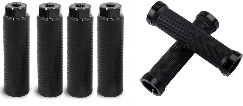 Gymisa Bicycle Handle Grip With Foot Rest Stand Cycling Kit
