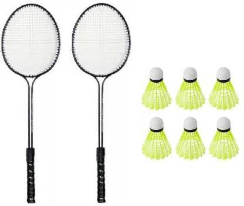 Forgesy sports double road badminton raqcet for kids with 6 shutlecocke Branded Badminton Kit